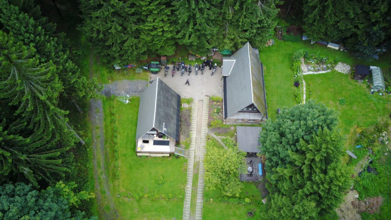 Wanderhuette Zum Bernhardsthal Villa Eksteriør bilde