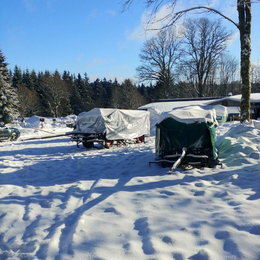 Wanderhuette Zum Bernhardsthal Villa Eksteriør bilde