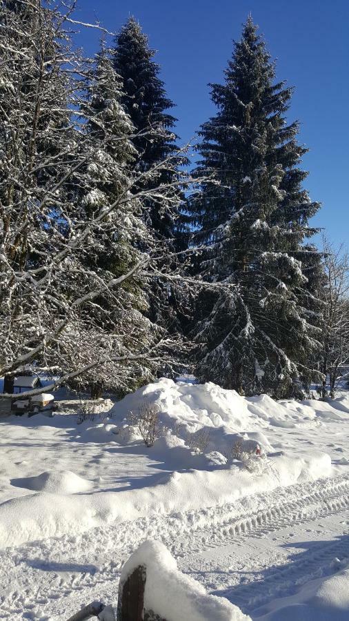 Wanderhuette Zum Bernhardsthal Villa Eksteriør bilde